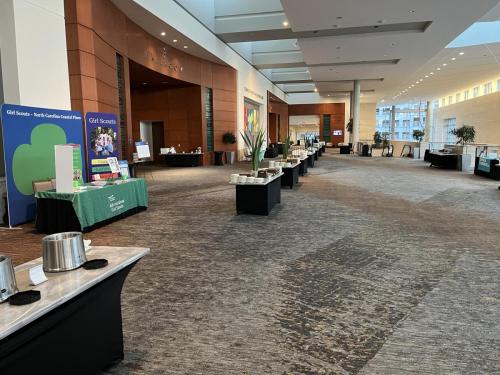 Sponsor Display Tables in PreFunction