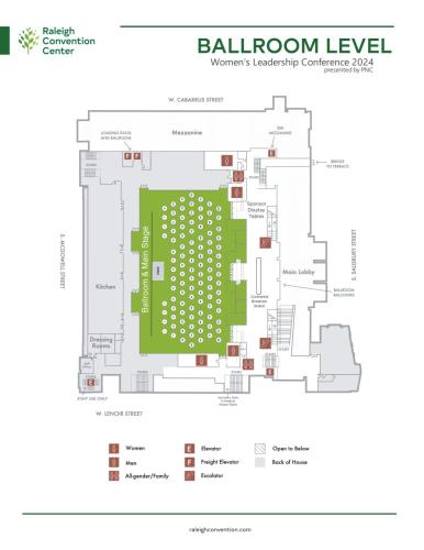 Ballroom Level Map